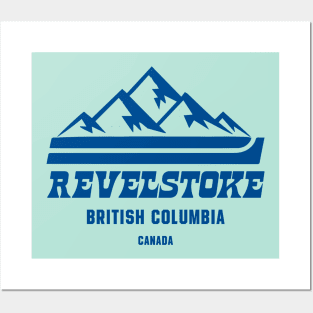 Revelstoke British Columbia Ski Posters and Art